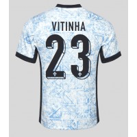 Camiseta Portugal Vitinha #23 Visitante Equipación Eurocopa 2024 manga corta